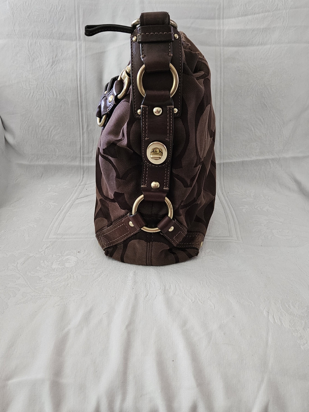 Coach Carly Signature Hobo Bag - Picture 4 of 16